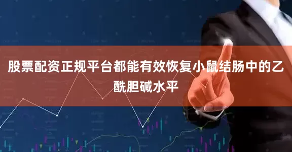 股票配资正规平台都能有效恢复小鼠结肠中的乙酰胆碱水平